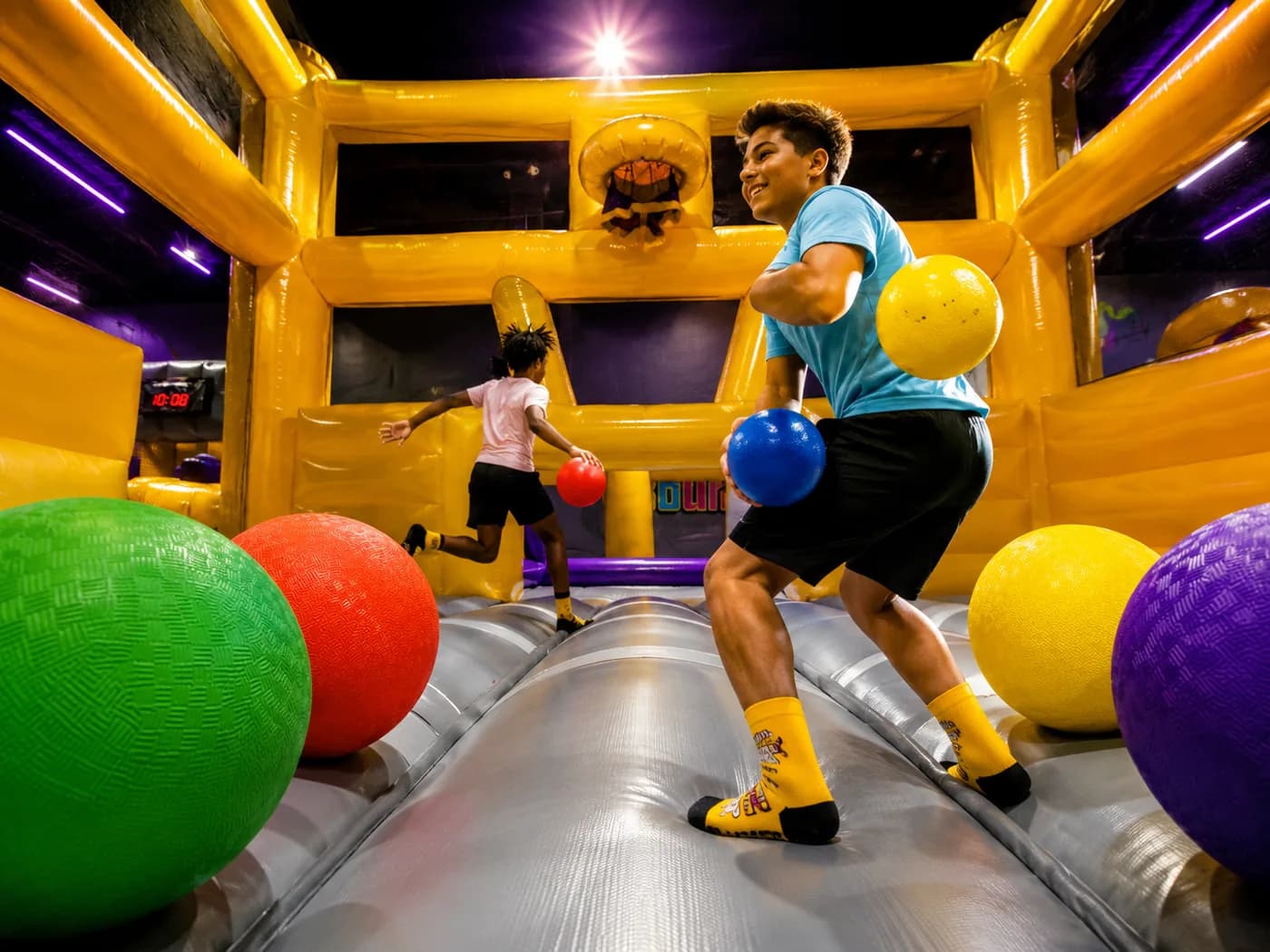 Ball Court at Super Llama Inflatable Park