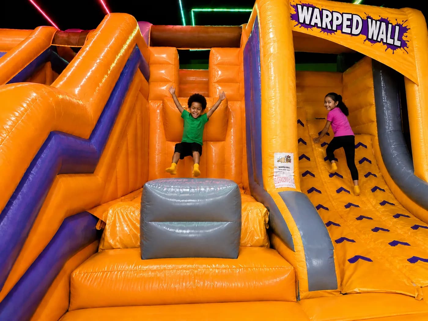 Free Fall at Super Llama Inflatable Park